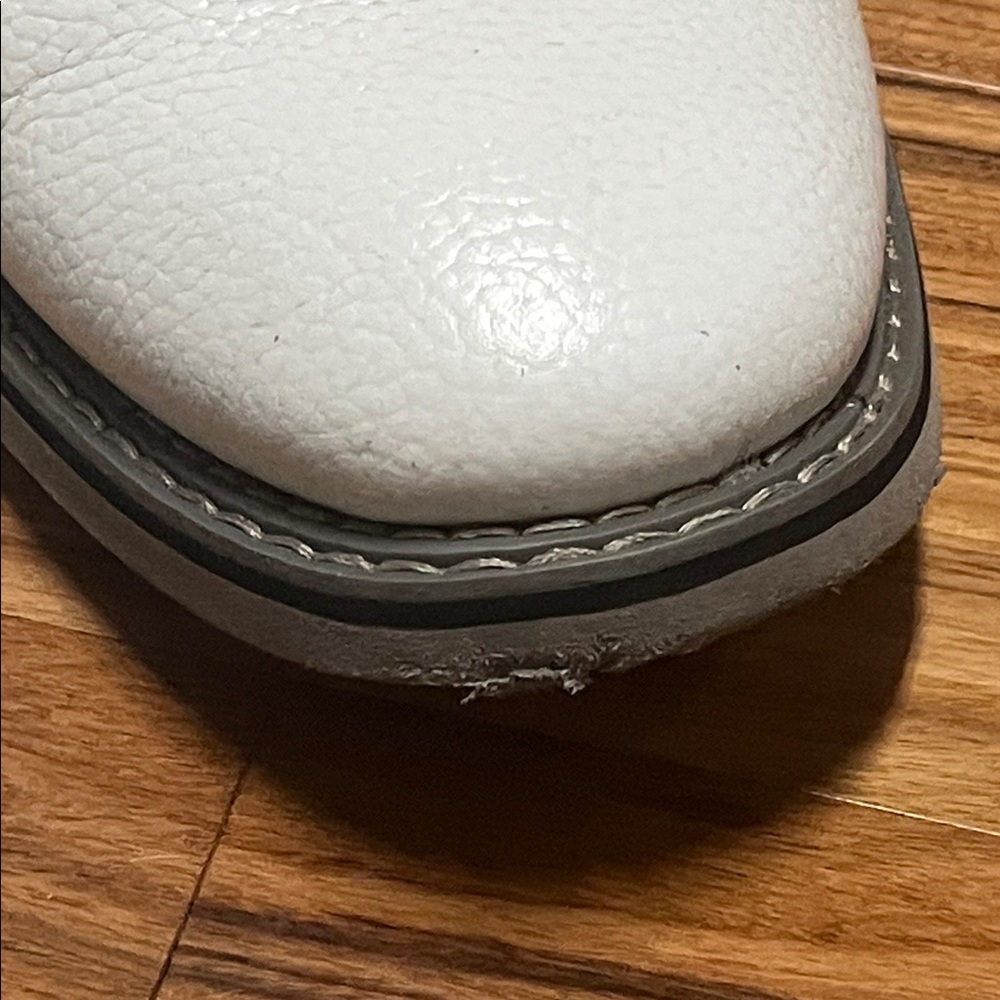 G-Fore Gavallanter White Leather Men's Spikeless Golf Shoes - Picture 10 of 15